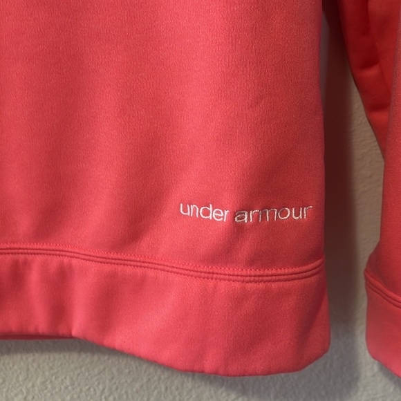 Womens Under Armour Coral/Camo Hoodie - Picture 6 of 7